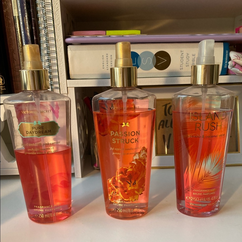 Victoria’s Secret body spray.